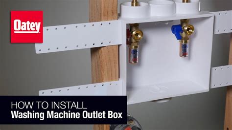 washer electrical outlet box height|replacing washing machine outlet box.